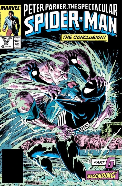 The Spectacular Spider-Man #132 cover